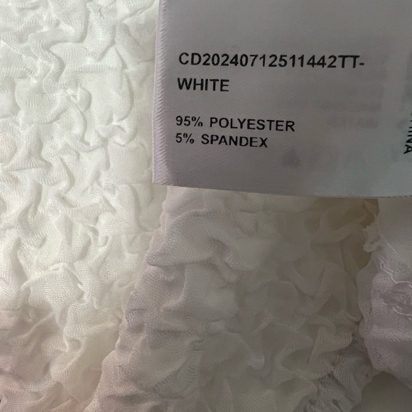 Cider White Textured Camisole Top zise L - Picture 5 of 6